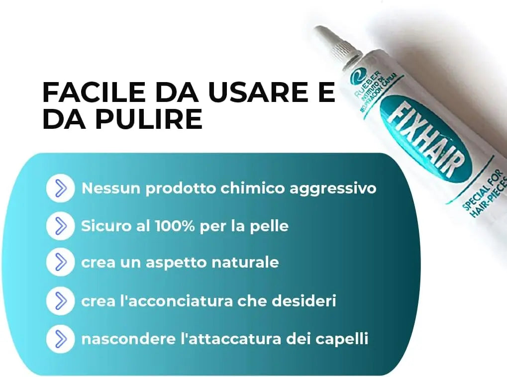 Fix Hair Fissaggio Protesi Trasparente e Impermeabile 15ML