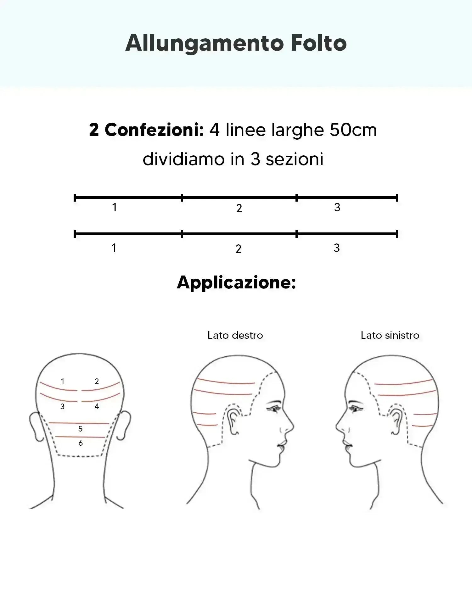 Fascia capelli Adesiva Sohair