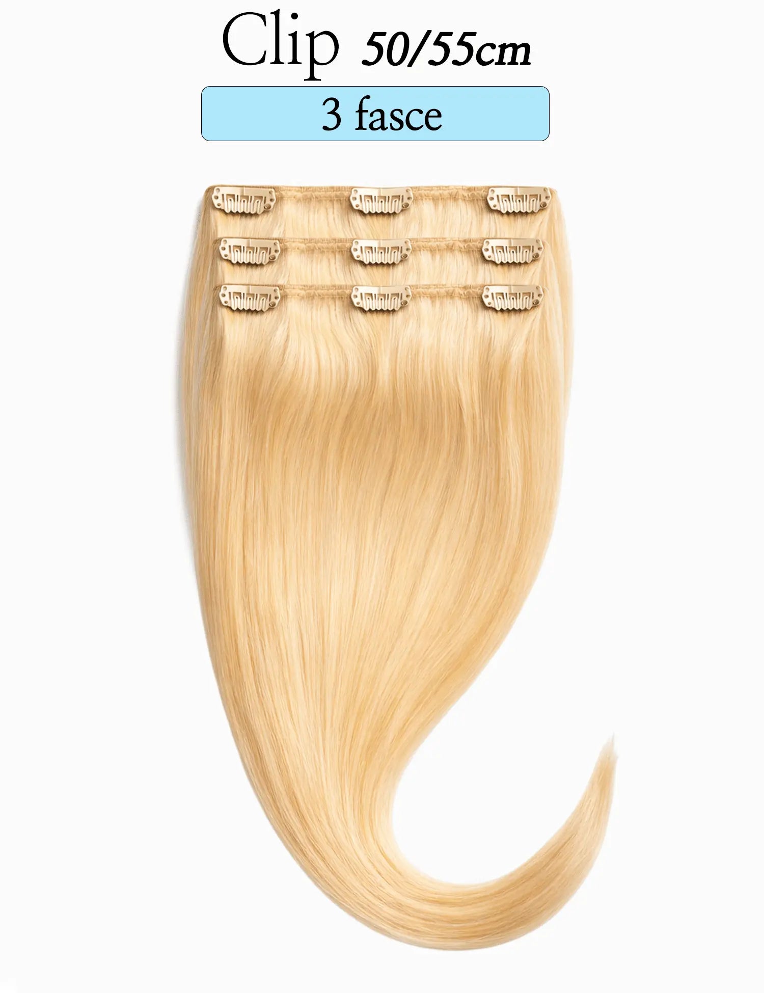 Box 3 bande Hair Extension con Clip 50/55 cm 52,5g - Sohair Sohair Hair Extension