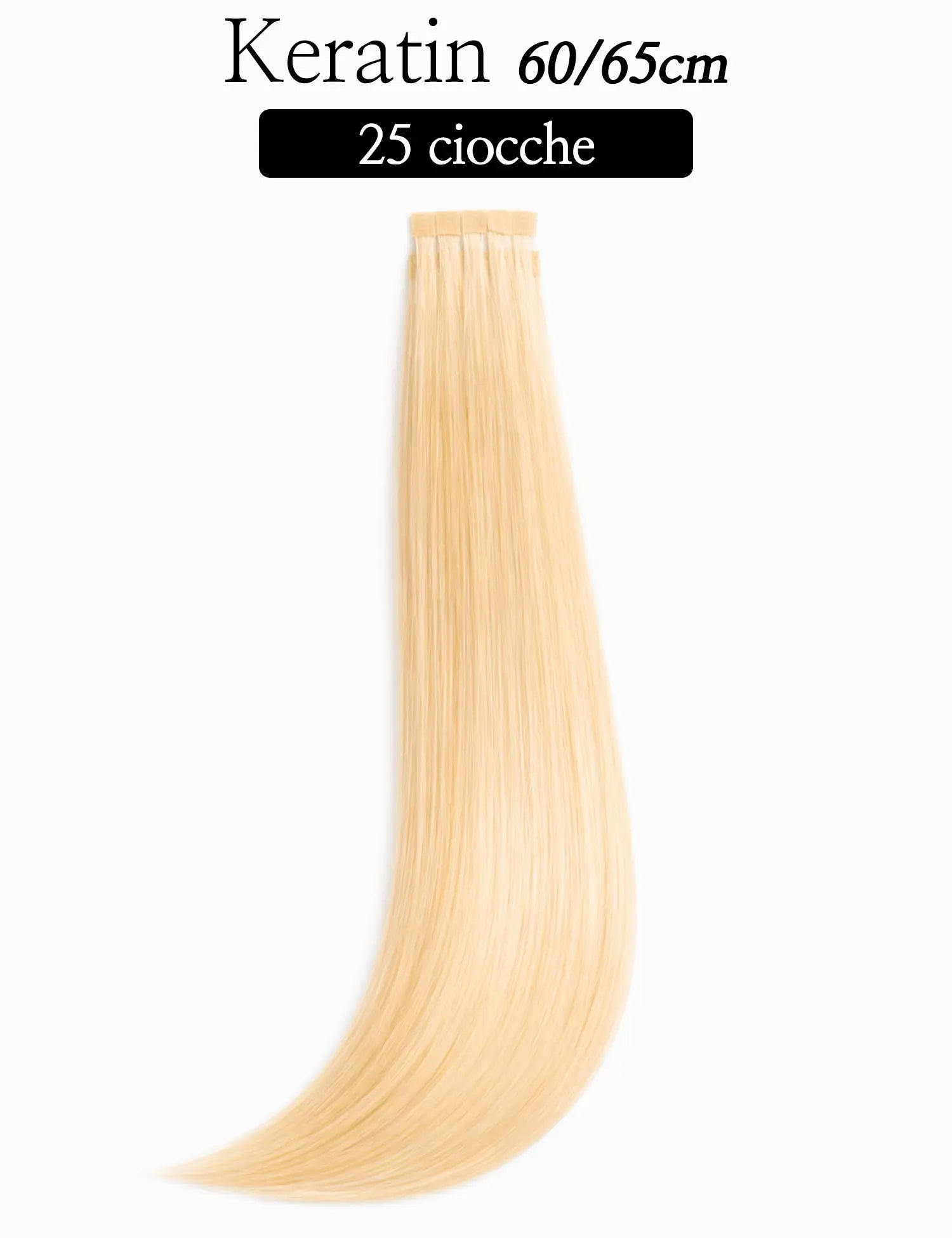 65cm - 25 ciocche Sohair Hair Extension