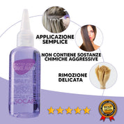 Depolimeratore Solvente Liquido Rimuovi Hair  Extension Per Ciocche con Cheratina