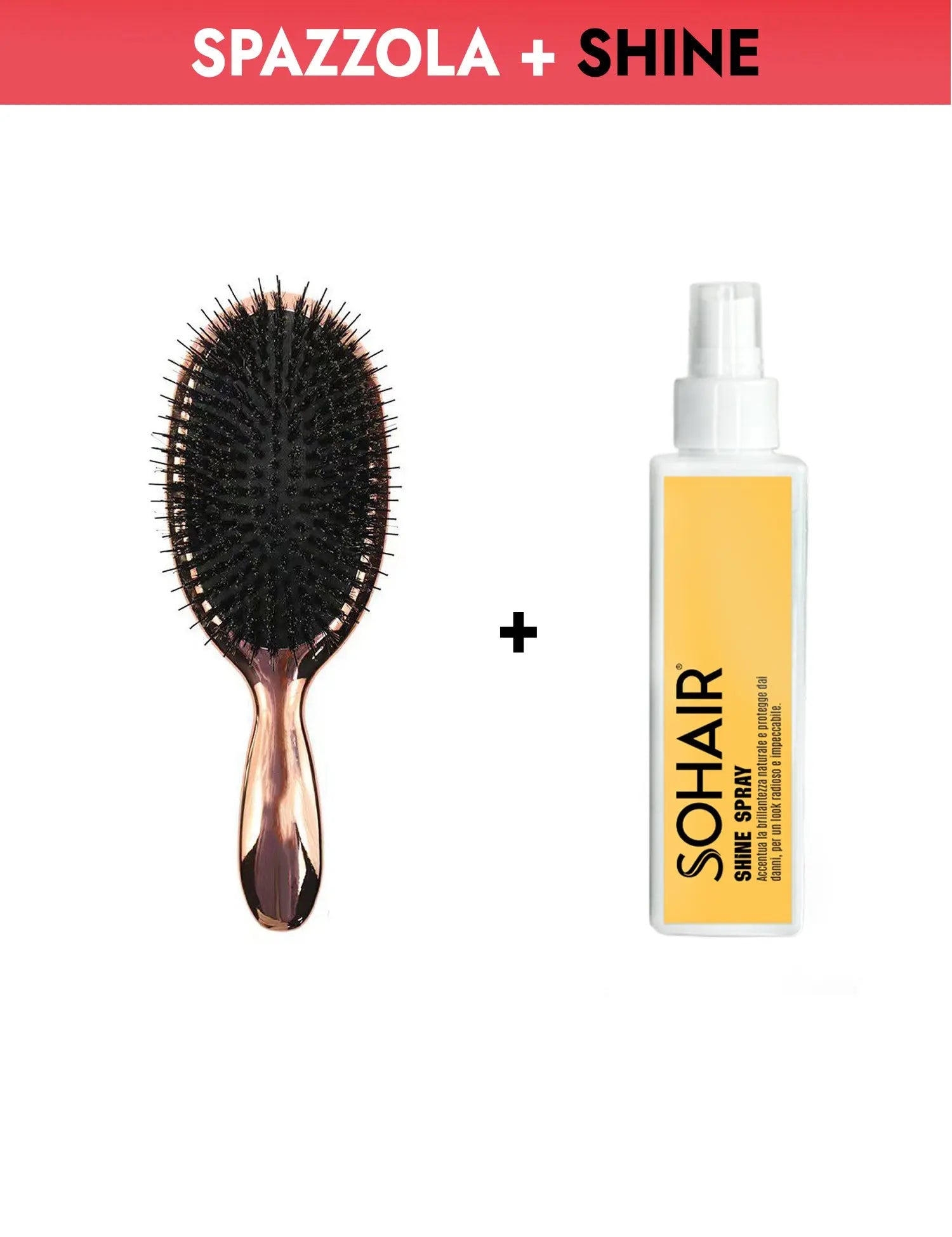 Box Spazzola + Shine Spray Sohair Sohair Hair Extension