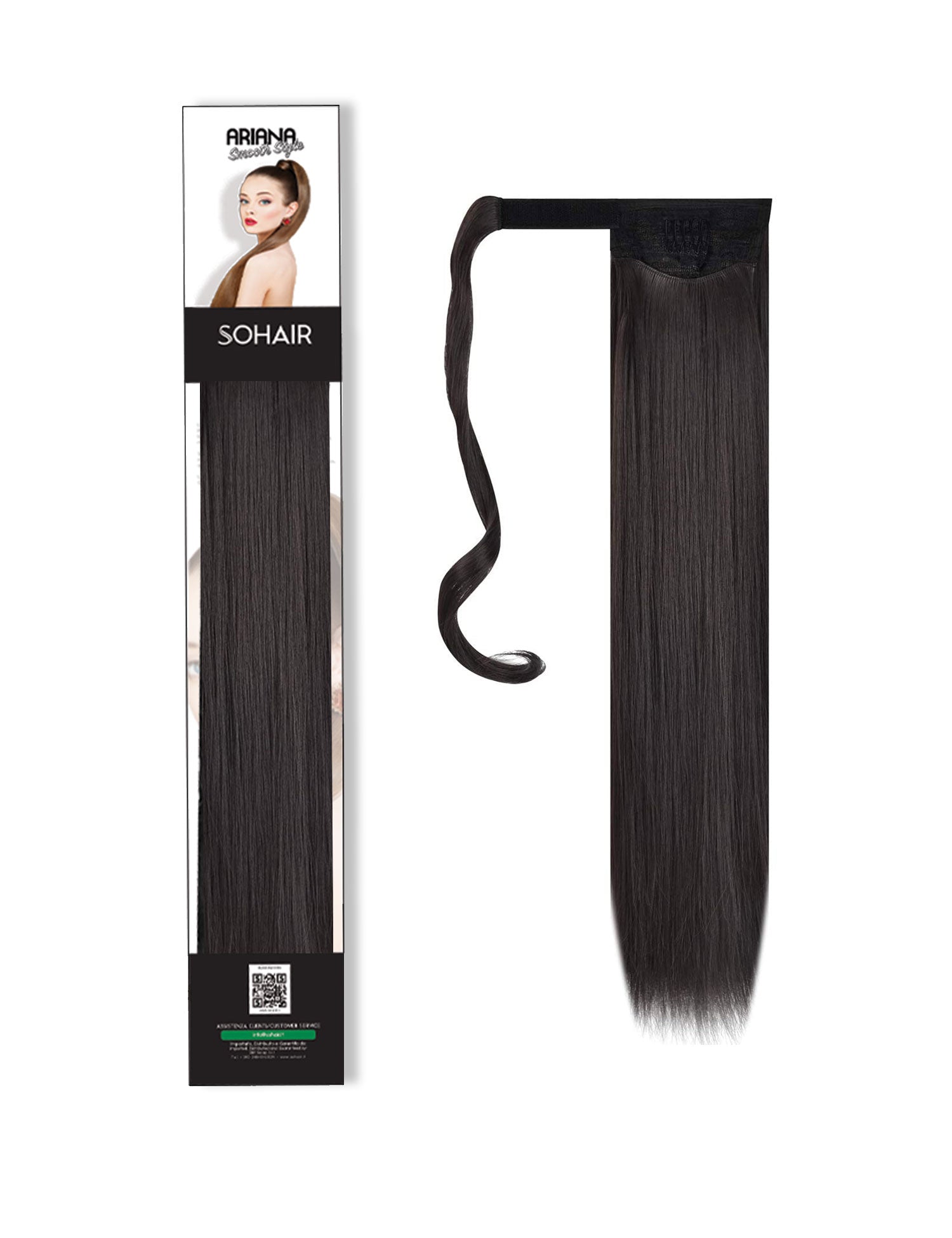 Coda Extension Capelli Lisci Ariana Smooth Style in Fibra Sintetica 60cm