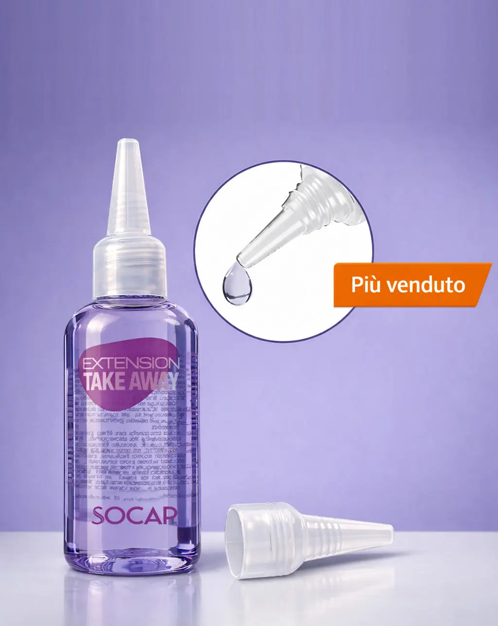 Depolimeratore Solvente Liquido Rimuovi Hair  Extension Per Ciocche con Cheratina Sohair Hair Extension