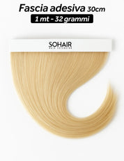 Fascia Hair Extension Adesiva da 1 metro 32 grammi - 30cm con Kit Omaggio Sohair Hair Extension