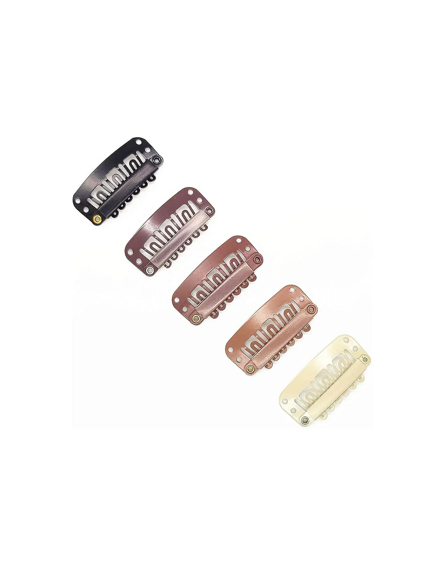 Clip per Ricambio Hair Extension con Clips Confezione 12Pz.